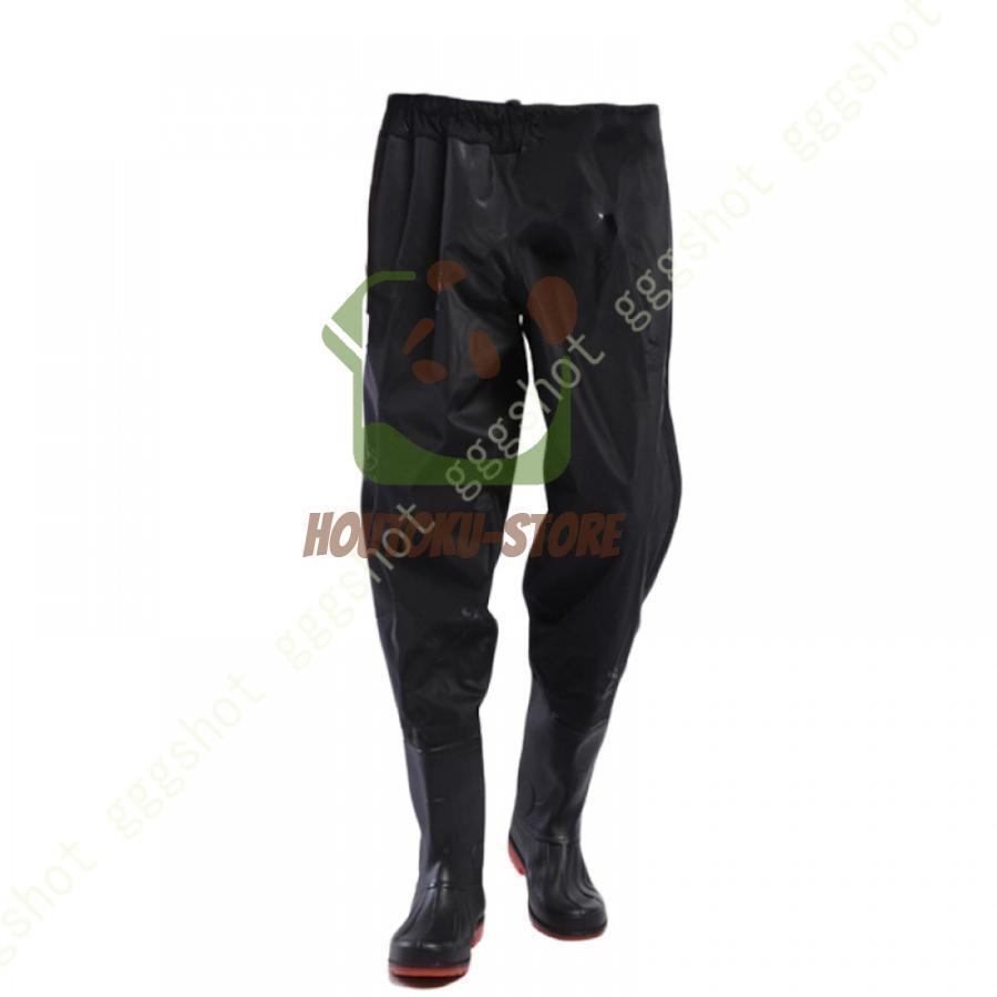 アウトドア ウェストハイウェーダー 釣り用長靴 強力防水 通気 フィッシングウェーダー ストッキング ..
