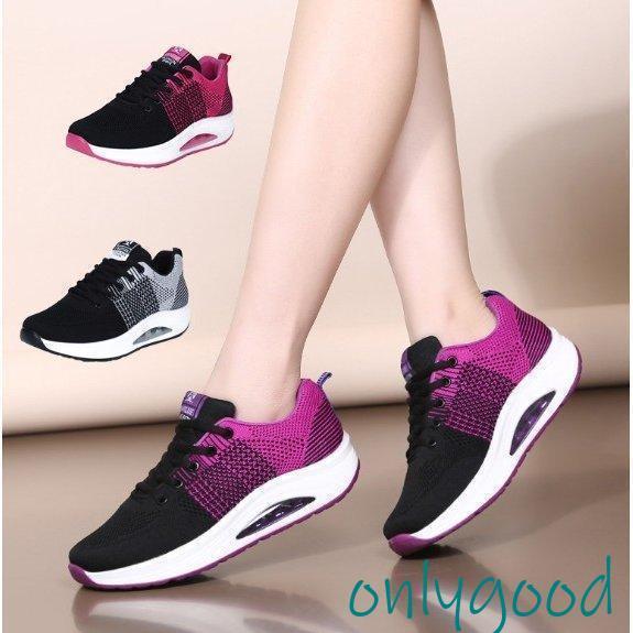 超疲れないシューズサボメッシュスニーカーダイエット女性キャンプ厚底ウォーキングスポーツシューズランニングエアソール歩行姿勢調整靴