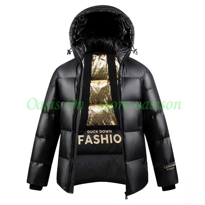 ダウン メンズ 光沢 暖かい 防寒着 メンズ ダウン アウター メンズ コート メンズ アウター 冬 メンズ大きいサイズ ブランド