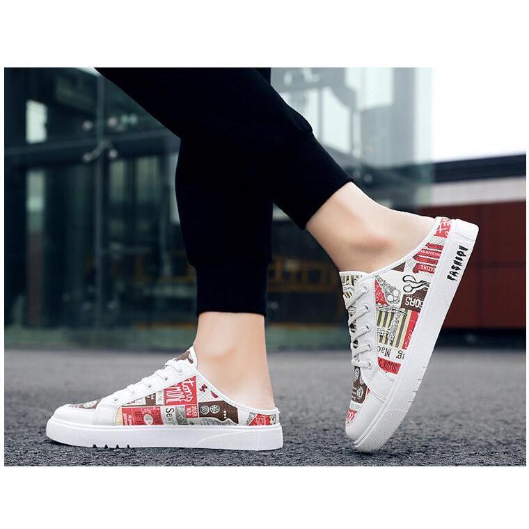 スニーカー メンズ スリッポン かかとなし 履きやすい シューズ ローカット シューズ 軽量 通気 おしゃれ スリッパ サボサンダル サマー靴 夏新作