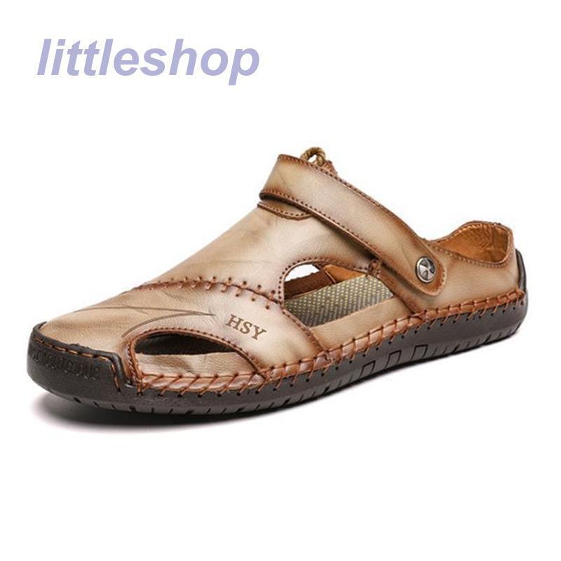 サンダル メンズ スポーツサンダル 本革ビーチサンダル 本革 コンフォートサンダル 歩きやすい おしゃれ カジュアル 紳士用 超軽量 防滑 夏 学生 割引 通勤 通学