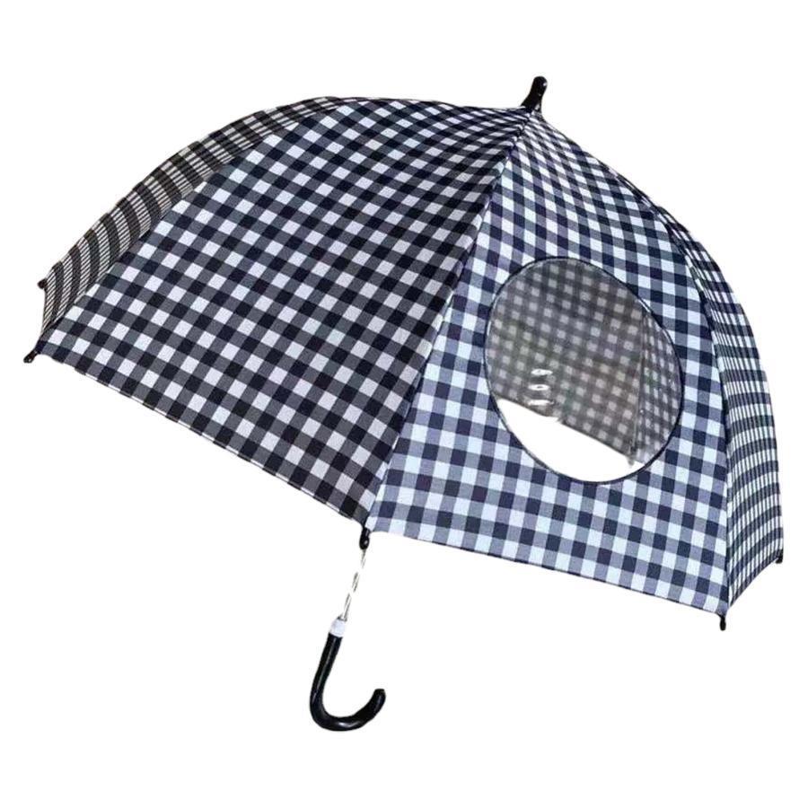 傘 子供 キッズ 子供傘 男の子 女の子 小学生 ジュニア キッズ傘 子供用傘 子供用 小学校低学年 幼児傘 黄色 幼稚園 保育園 園児 透明窓 かわいい