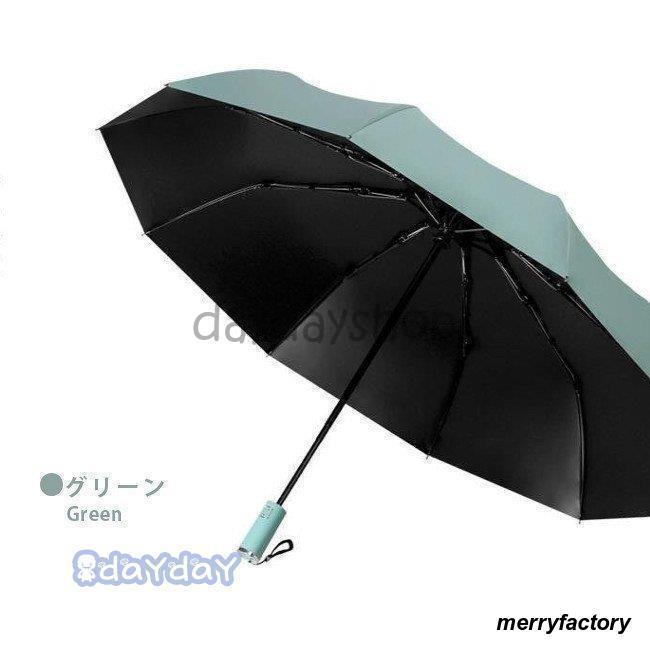 2023夏新登場 日傘 晴雨兼用 折りたたみ 10本骨 完全遮光 自動開閉 遮蔽率＞99.9％ 遮熱uvカット 防水