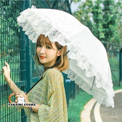 晴雨兼用 結婚式の傘 遮光 遮熱効果 UVカット率99.9% 紫外線対策傘 日傘 レディース傘 レース長傘 軽量 晴雨兼用 結婚式の傘 遮光 遮熱効果 UVカット率99.9% 紫外線対策傘 日傘 レディース傘 レース長傘 軽量