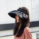 帽子 レディース uvカットハット クリップサンバイザー 韓国 黒 アウトドア 春 夏 散シンプル 日焼け防止 ぼうし つば広 紫外線カット プレゼント オシャ...