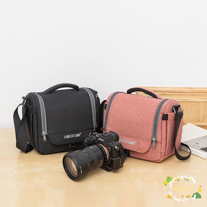 バッグ 一眼レフ ミラーレス メンズ ケース レトロ風 キャンバス インナーバッグ レンズ収納 ショルダ..