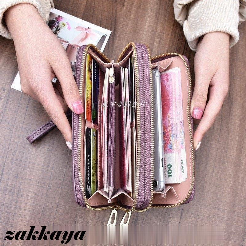 全6色 レディース 長財布 ファスナー 新作 大容量 小銭入れ 長さいふ おしゃれ 女性 財布 サイフ カー..