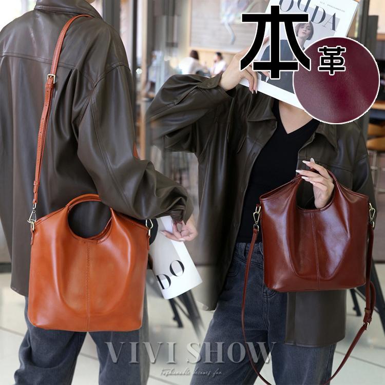 乐天商城 - 本革　ショルダーバッグ レディース 斜めがけ 2way ハンドバッグ 本牛革 バッグ 斜めがけ ななめ掛け 肩がけ バッグ