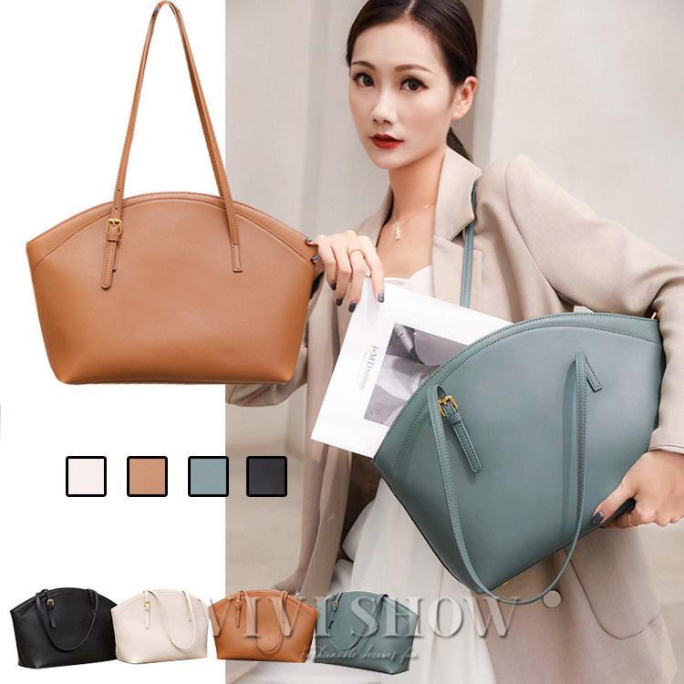 トートバッグ レディース a4 軽量 本革 お仕事 ファスナー付き トート 大容量 通勤 通学 肩掛け 自立 A4 vivishow