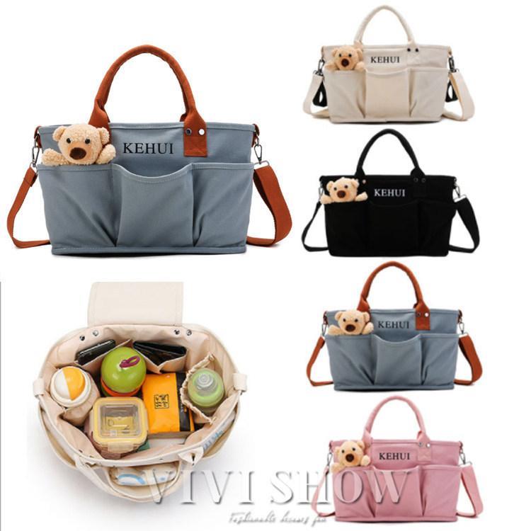 マザーズバッグ トートバッグ レディース おしゃれ ママバッグ 買い物バッグ 軽量 大容量 ファスナー付き 大きめ ポケット かばんvivishow