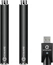 NEQUARE プルーム互換テック PLOOMTECH バッテリー 互換 500MAH 大容量 2本セット ライト充電USB付属