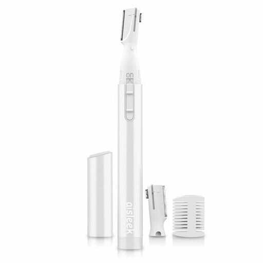 Aisleek眉毛シェーバー電動フェイスシェーバー電池式眉毛カッター顔そり携帯用ディテール顔用シェーバ..
