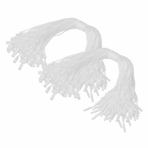 PATIKILクリスマスオーナメントフック200個LEDストリングライト吊り下げケーブルホリデーデコレーションギフトタグハンガースナップロック付きバレンタインハロウィン用ホワイト