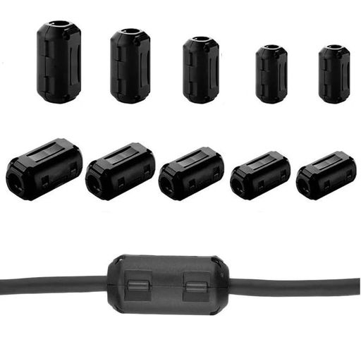 【ホワイトノイズフィルター】USBケーブルに効果的!干渉源近くに設置で電磁干渉を抑制!繰り返し使用可..