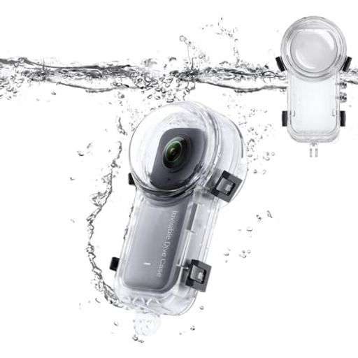Other - TOMGDRACOInsta360X3見えない潜水ケース360度カメラ水中ケース防水深さ50Mブラインドゾーン排除HD光学レンズx3潜水ケース水中撮影全方位保護耐圧性、防塵、落下防止傷に強い取付け簡単ダイビ…