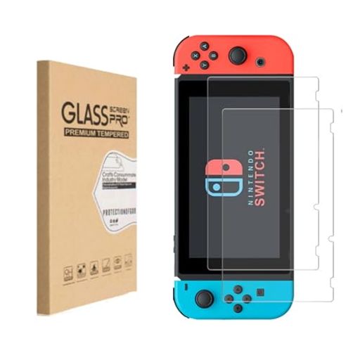 NintendoSwitch用液晶画面保護強化ガラス保護フィルム9H硬度2枚セット(Switch用) NintendoSwitch用液晶画面保護強化ガラス保護フィルム9H硬度2枚セット(Switch用)