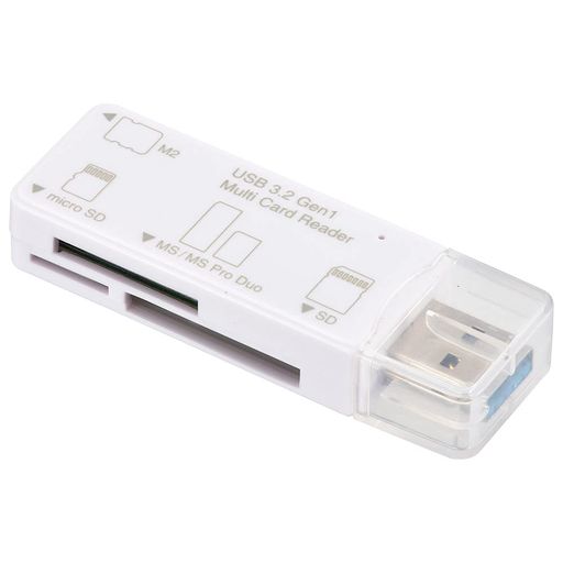 オーム電機マルチカードリーダー49メディア対応USB3.2GEN1ホワイトPC-SCRWU303-W01-3968OHMUSBTYPE-Aコネクタ接続 オーム電機マルチカードリーダー49メディア対応USB3.2GEN1ホワイトPC-SCRWU303-W01-3968OHMUSBTYPE-Aコネクタ接続