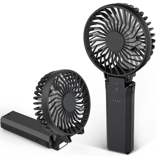 携帯扇風機KOTOYA充電式手持ち扇風機ハンディファン小型USB充電式モバイルバッテリーあり6段階風量調節..