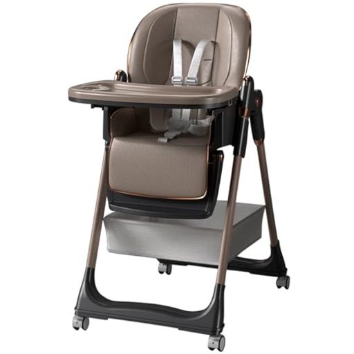 ZOOBLYベビーチェアハイチェアローチェア2way折りたたみ5段階高さ調節可能クライニング5点式安全ベルト..