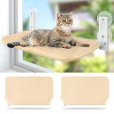猫窓ベッド ねこベッド 猫ハンモック 折畳み式 吸盤 猫窓用ハンモック 猫窓ベッド 窓用 ペットベッド ねこ キャットマット 窓際マット メッシュ素材 両面使用...