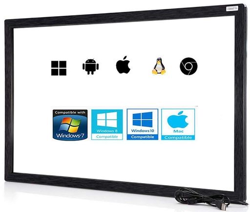 CHENGYING 32インチ マルチタッチ 10ポイント 赤外線タッチフレーム、IR タッチパネル、赤外線タッチスクリーンオーバーレイ ...