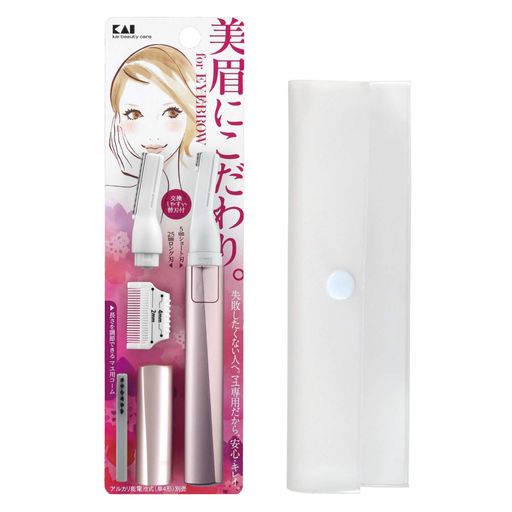 貝印クシ付きマユトリマー(女性用)簡易ケースセットクシ付マユトリマー1セット