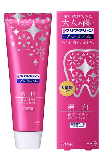 【大容量】 クリアクリーン プレミアム 美白 160G つややかで美しく白い歯へ 「1450PPMの高濃度フッ素配合」 [医薬部外品] 160グラム (X 1) パールミント(4)