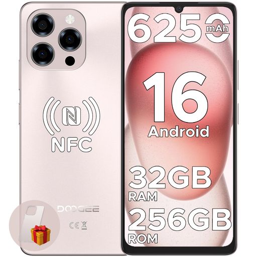 【Android16SIMフリースマホ初登場】DOOGEENote58ProAndroid16スマホ90Hz6.7インチHD+大画面スマートフォン32GB+256GB2TB拡張simフリースマホ本体16MP