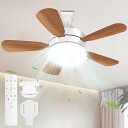 【節電対策・正逆回転】TENKOO&YOULEDシーリングファンライト扇風機28W3000lmE26天井ライト常夜灯照明器具省エネ正逆回転切り替え無階段調光調色3階段風量調整DCモータータイマー機能小型5枚…