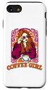 IPHONESE(2020)/7/8COFFEEGIRLバリスタコーヒージャンキーラテアートコーヒースマホケース