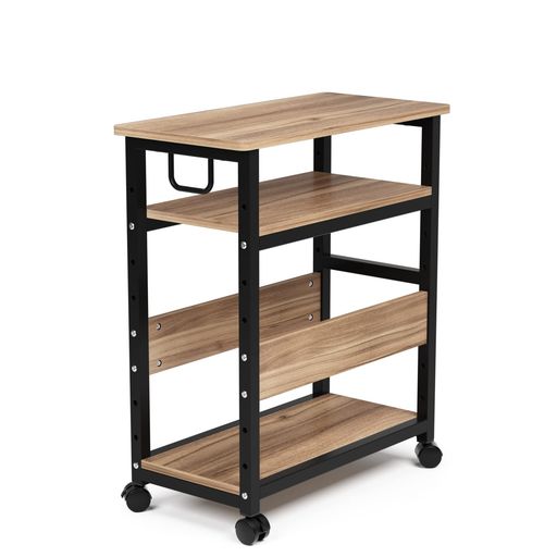 DEWELパソコンワゴン幅60cm奥行30cm高さ70cm(HT833)