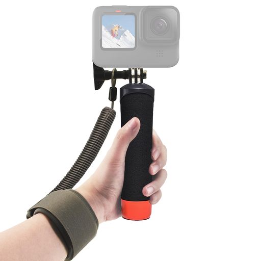FitStill 防水一脚フローティングハンドル 紛失防止ブレスレットセット付き Go Pro...