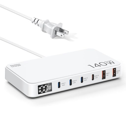 140WUSBŴTYPE-C6ݡȵ®Ŵñݡ100WUSB-C*3+20WUSB-C*1+USB-A*2PPS&PD3.0...