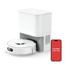 超小型SwitchBotロボット掃除機K10+Pro高精度マッピング-3000pa強力吸引水拭き使い捨て掃除シート30枚付き禁止エリア静音設計遠隔操作自動充電落...