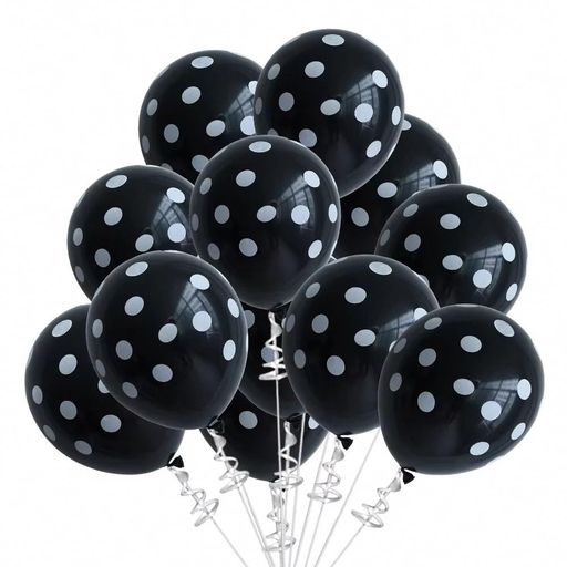GSSTRTTGVKSHF新年飾り風船バルーン風船50個入りドットバルーン12インチ30cmカラフルHalloween水玉模様なラウンド風船ラウンドゴム風船飾り...