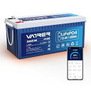 VATRER POWER LIFEPO4 12V 200AH リン酸鉄リチウムバッテリー 自己加熱機能で冬場も安心 APPでバッテリーコントロール 高性能 内蔵...