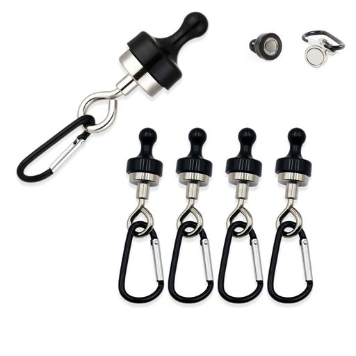 Mirhuaランタンマグネット式用磁気5個簡単設置多機能吊り下げテントLEDランタン用キャンプ用収納袋付き..