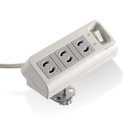 エレコム電源タップデスクに固定用集中スイッチ付3個口T-DK2320CBS エレコム電源タップデスクに固定用集中スイッチ付3個口T-DK2320CBS