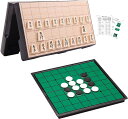 将棋盤セットリバーシ将棋磁石【説明書付き】ボードゲーム旅行初心者向けマグネット式棋盤おせろ折りたたみ収納付きチェッカーボード子供向けコンパクト