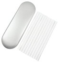 【収納ケース付き】綿棒卓上加湿器用吸水芯交換フィルター超音波式小型卓上加湿器替え芯汎用品ロングサイズ自由裁断可(15x0.8cm10本入り)