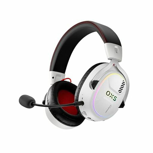 OXSSTORMG2ワイヤレスゲーミングヘッドセット、7.1バーチャルサラウンドサウンド、3EQモード、2.4G低遅延、50MMドライバー、40Hプレイタイム、RGBライト、BLUETOOTH5.3、PC、コンソール、モバイル… OXSSTORMG2ワイヤレスゲーミングヘッドセット、7.1バーチャルサラウンドサウンド、3EQモード、2.4G低遅延、50MMドライバー、40Hプレイタイム、RGBライト、BLUETOOTH5.3、PC、コンソール、モバイル…