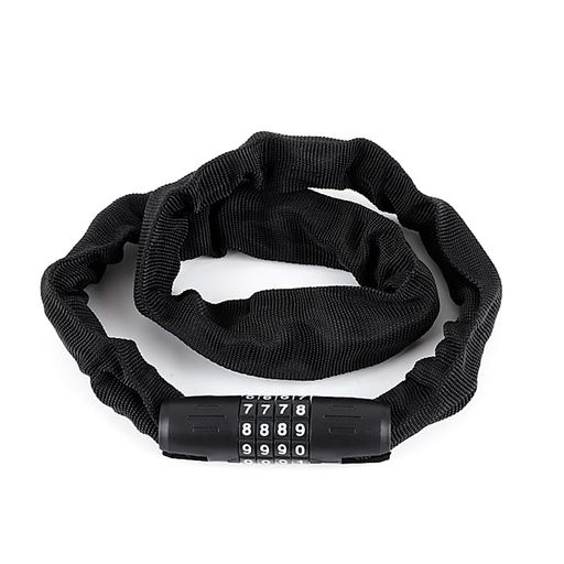 自転車鍵チェーンロック自転車の鍵ダイヤル式自転車ロック軽量バイクロックパスワード自由設定カギ不要..