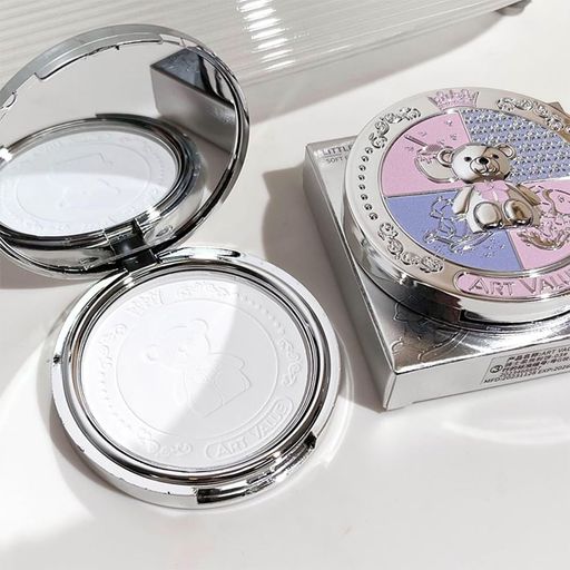 パフパウダー、テカリ防止、ウェアリング防止、セッティングパウダー、半透明、ウォータープルーフ、毛..