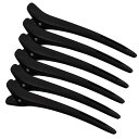 DELUXEFOXダッカールヘアクリップ6本セットメンズヘアピンヘアクリッププロ用業務用美容師前髪髪留めクリップブロッキング跡がつかない滑り止め設計ヘアピン美容...
