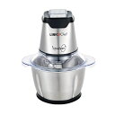 フードプロセッサー LINKCHEF 250W フードチョッパー ハイパワー 肉挽き 野菜みじん切り 4枚刃カッター 刻む・潰す・砕く・混ぜる 一台多役 1.2...