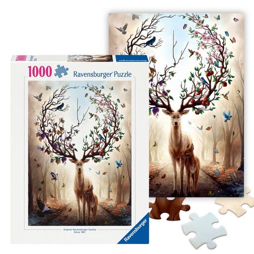 Ravensburger(ラベンスバーガー)ジグソーパズルイラストファンタジー・ディアー1000ピース完成サイズ:7..