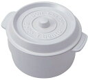 竹中日本製お弁当箱ココポットラウンドホワイト(上段)230ml、(下段)300mlT-56445