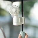 クリップ扇風機ハンディファンミニ360°調節可能USB-C充電式超軽量携帯扇風機クリップ式卓上かばんパソコンミニサイズ4WAY日傘付き風量3段階調節通勤/登山/オフィス持ち運びVISSKOおしゃれ