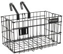 FORCE(フォース)自転車用前かご折りたたみ式フロントバスケットブラック幅33x奥行19x20CM80450