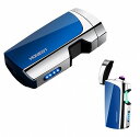 SKRFIRE充電式ライター赤外線センサープラズマライター、防風デュアルアークライター屋外充電式USBライターフレームレス電気ライター、LEDバッテリーインジケーター付きtype-c電子ライタ…